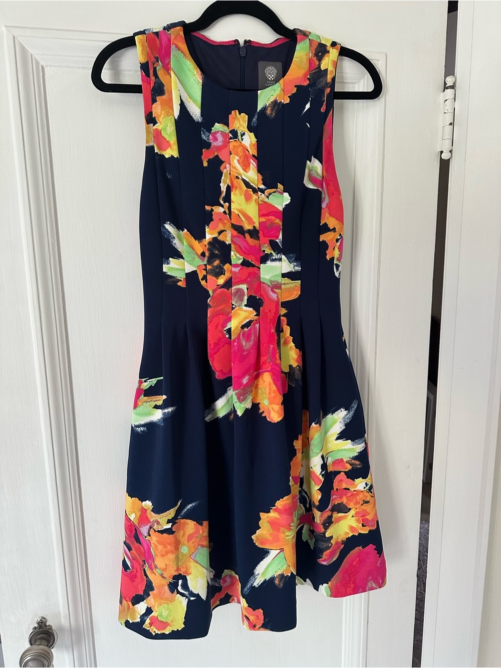 Floral scuba occasion dress